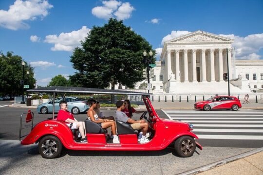 DC Monuments and Capitol Hill Tour by Electric Cart