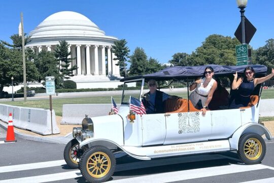 Washington DC Monuments Tour With Vintage T Model Replica